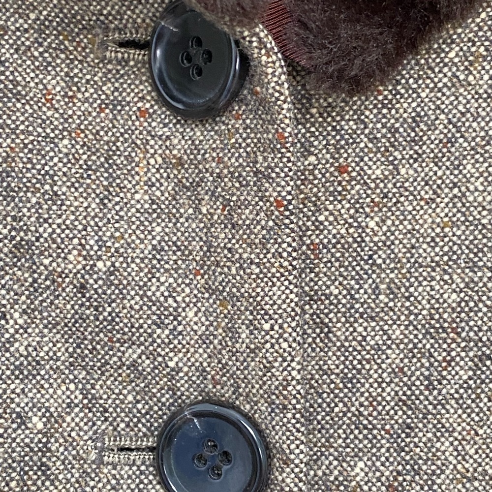 Ann Taylor blazer faux fur removable collar - Picture 5 of 10